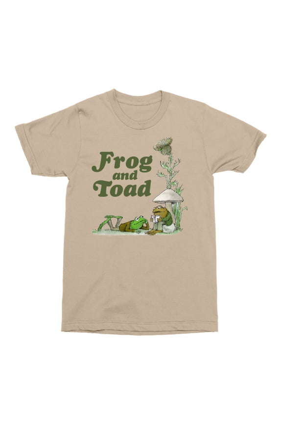 Frog and Toad Relaxing with a Book T-Shirt-Large