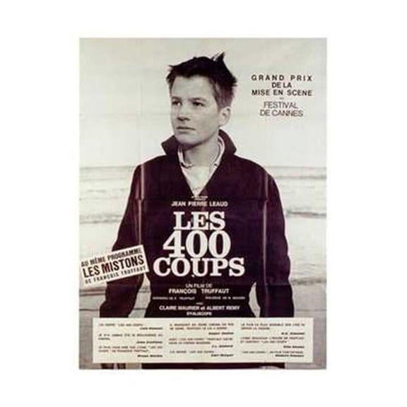 Pop Culture Graphics 400 Blows Movie Poster, 11 x 17