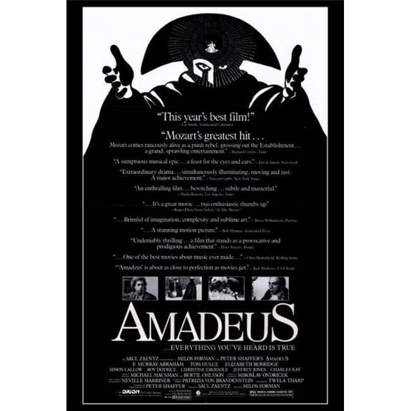 Pop Culture Graphics  Amadeus Movie Poster Print