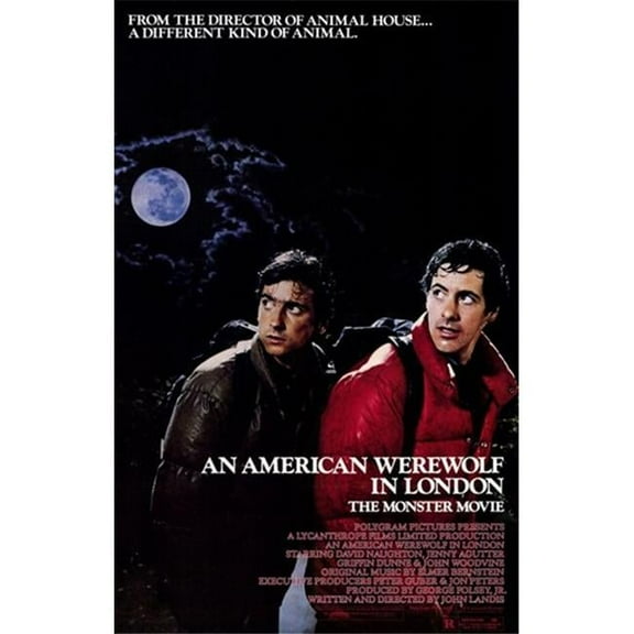 Pop Culture Graphics American Werewolf in London Movie Poster - 11 x 17