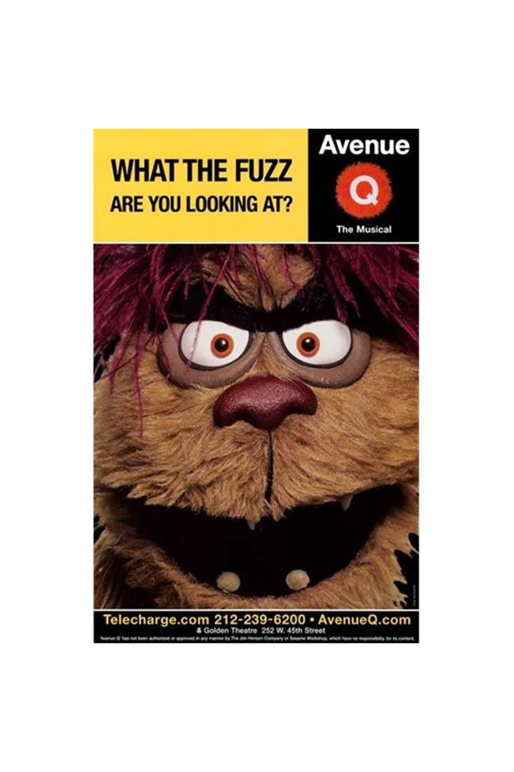 Avenue Q Broadway - Style C Movie Poster