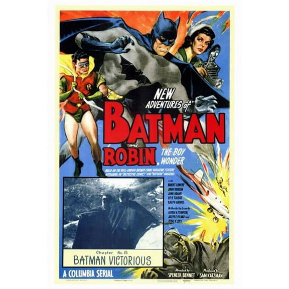 Pop Culture Graphics  Batman & Robin Movie Poster Print - 27 x 40