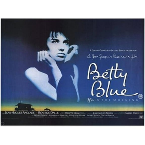 Pop Culture Graphics  Betty Blue Movie Poster - 17 x 11