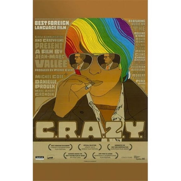 Pop Culture Graphics C.R.A.Z.Y. Movie Poster - 11 x 17