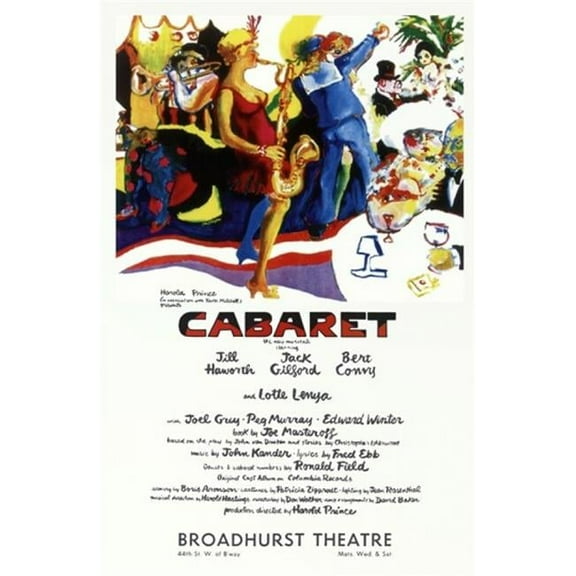 Pop Culture Graphics  Cabaret Broadway Movie Poster - 11 x 17