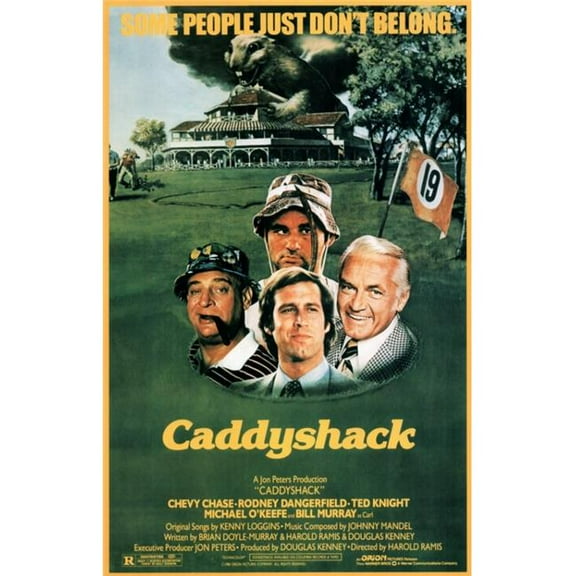 Pop Culture Graphics Caddyshack Movie Poster Print, 27 x 40