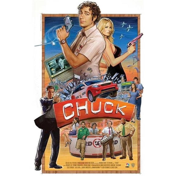 Pop Culture Graphics  Chuck Movie Poster - 11 x 17