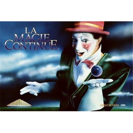 Pop Culture Graphics Cirque Du Soleil - Le Magie Continue 1986 Movie Poster