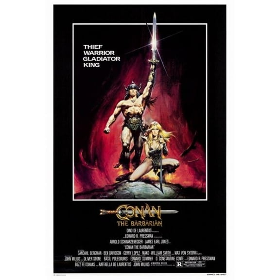 Pop Culture Graphics Conan The Barbarian Movie Poster Print - 27 x 40