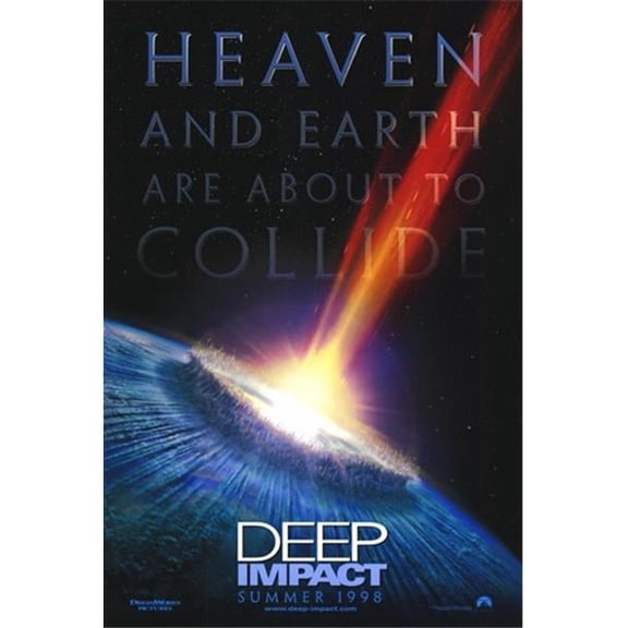 Pop Culture Graphics  Deep Impact Movie Poster