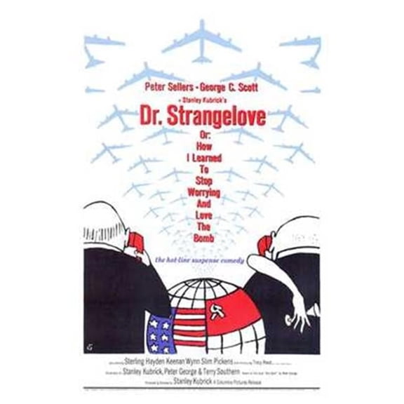 Pop Culture Graphics Dr Strangelove or How I Learned to Sto Movie Poster - 11 x 17