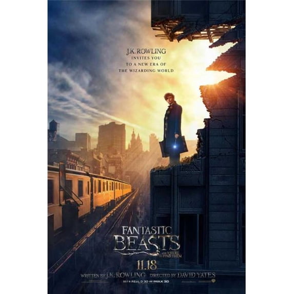 Pop Culture Graphics MOVCB41845 Fantastic Beasts & Where to Find Them Movie Poster, 11 x 17