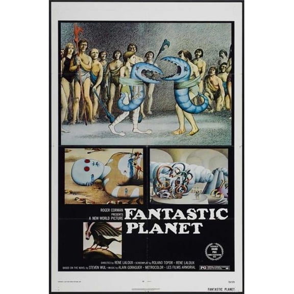 Pop Culture Graphics  Fantastic Planet Movie Poster Print - 27 x 40