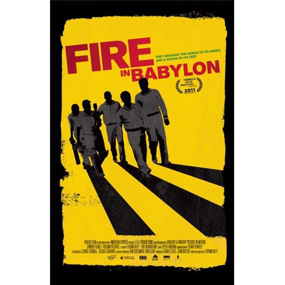 Pop Culture Graphics Fire in Babylon Movie Poster