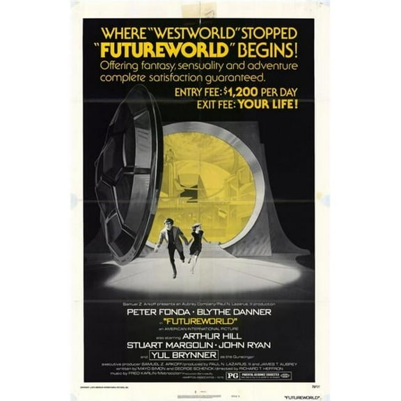 Pop Culture Graphics  Futureworld Movie Poster Print - 27 x 40