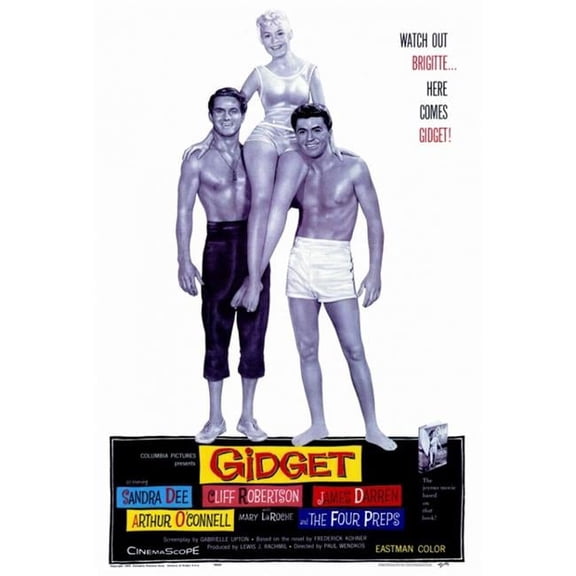 Pop Culture Graphics Gidget Movie Poster Print - 27 x 40