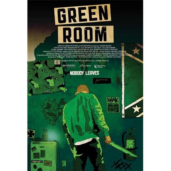 Pop Culture Graphics Green Room Movie Poster - Green - 11 x 17