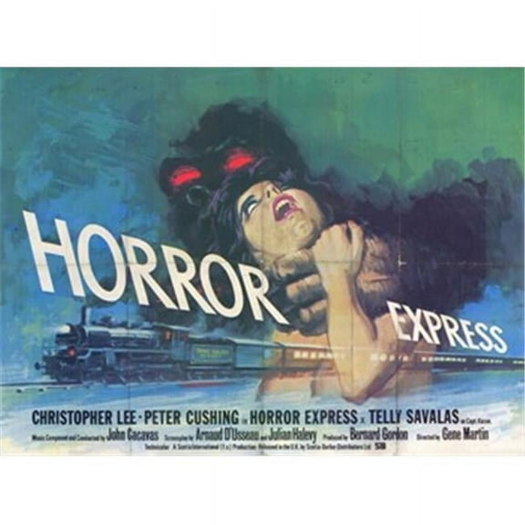 Pop Culture Graphics Horror Express Movie Poster
