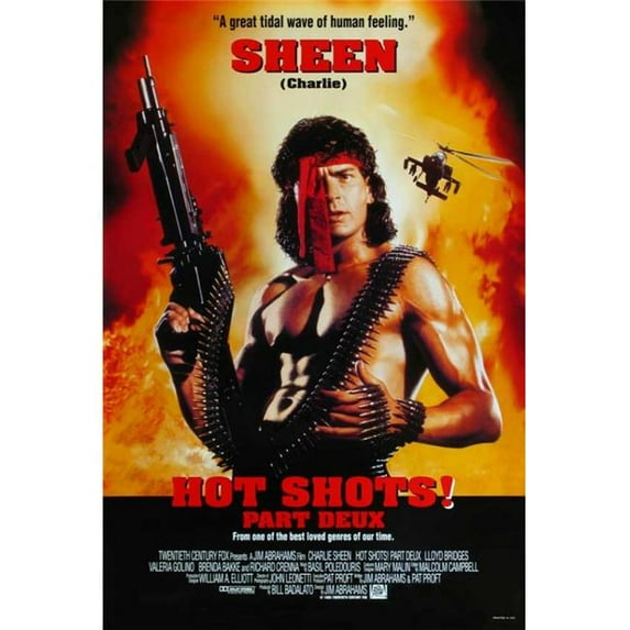 Pop Culture Graphics Hot Shots Part Deux Movie Poster Print - 27 x 40