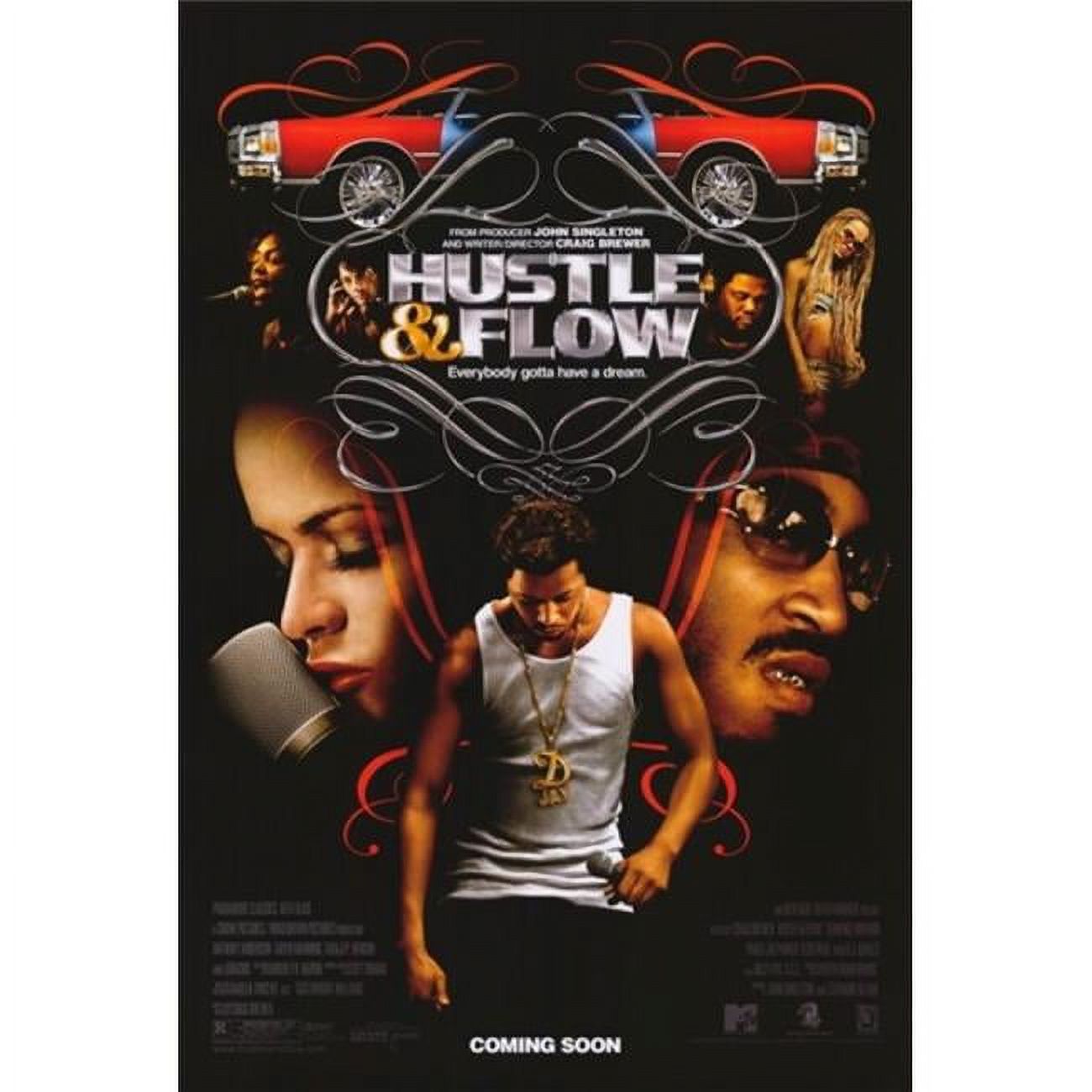 Pop Culture Graphics Hustle & Flow Movie Poster, 11 x 17