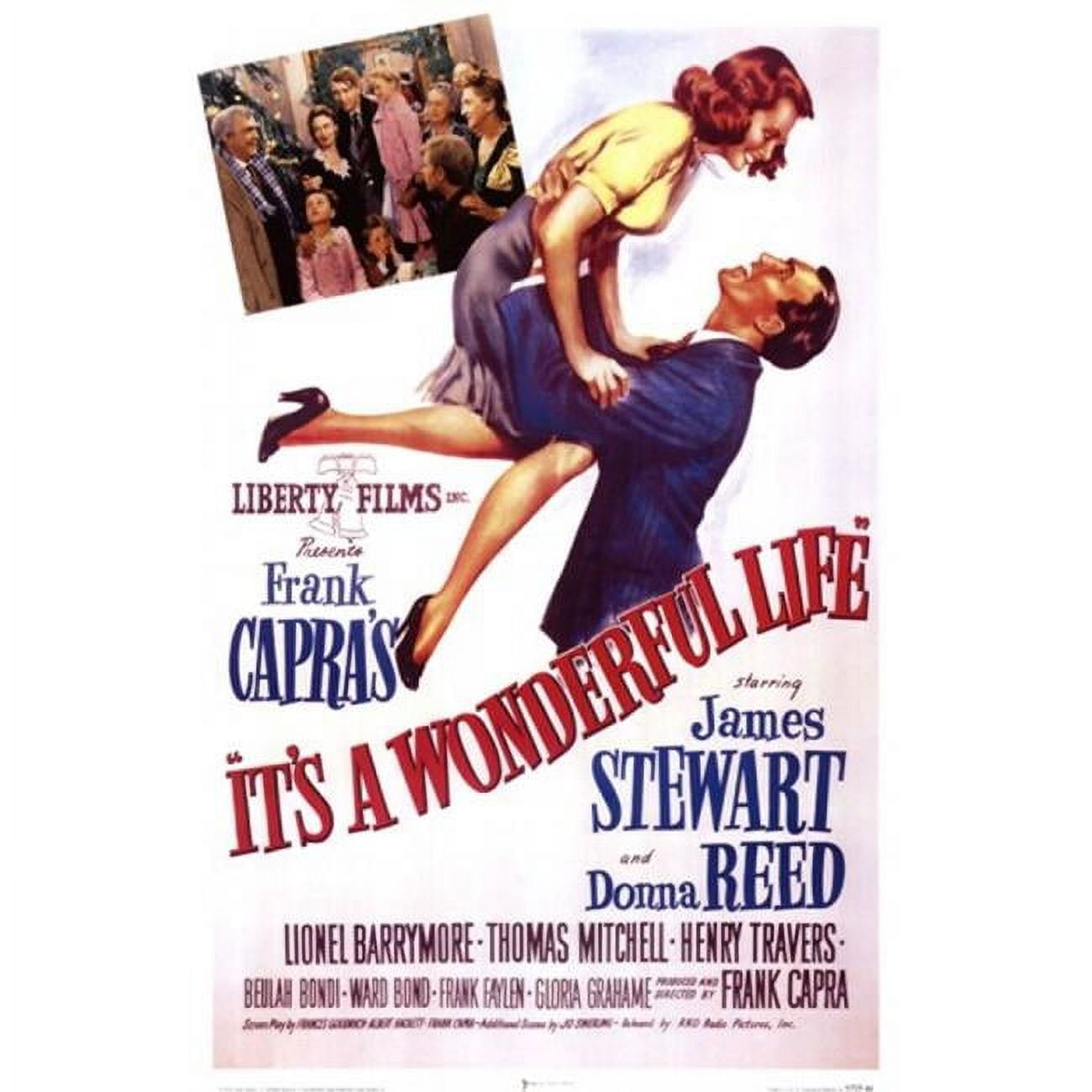 Pop Culture Graphics Its A Wonderful Life Movie Poster, 11 x 17 ...