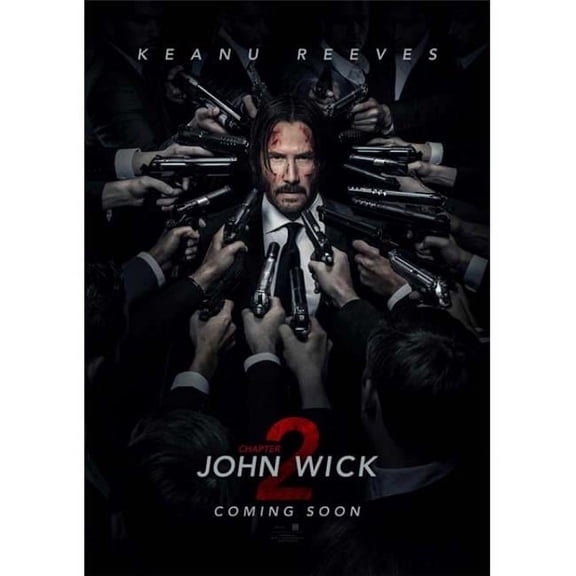 Pop Culture Graphics John Wick Chapter 2 Movie Poster, 27 x 40