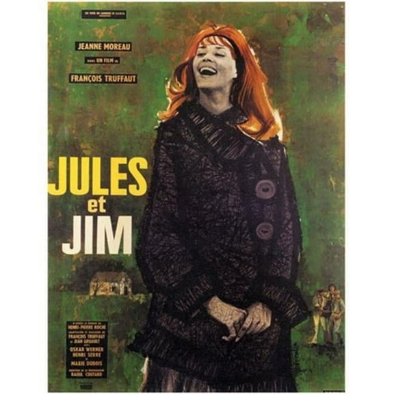 Pop Culture Graphics  Jules & Jim Movie Poster - 11 x 17
