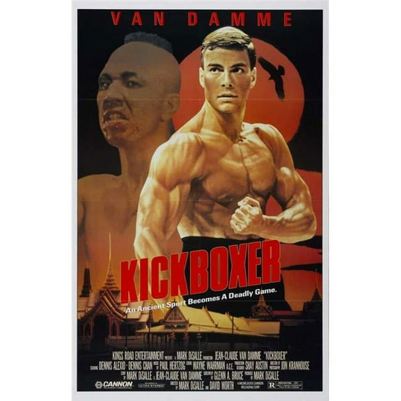 Pop Culture Graphics  Kickboxer Movie Poster Print - 27 x 40