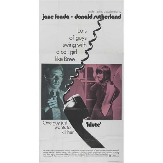 Pop Culture Graphics MOVIJ1285 Klute Movie Poster Print, 27 x 40