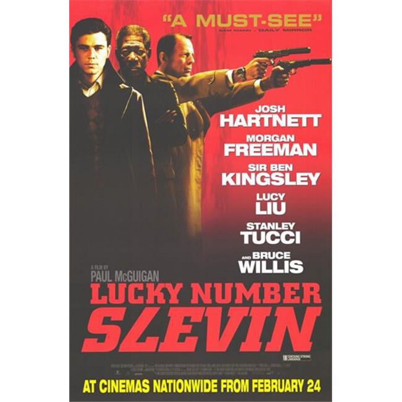Pop Culture Graphics Lucky Number Slevin Movie Poster, 11 x 17 ...