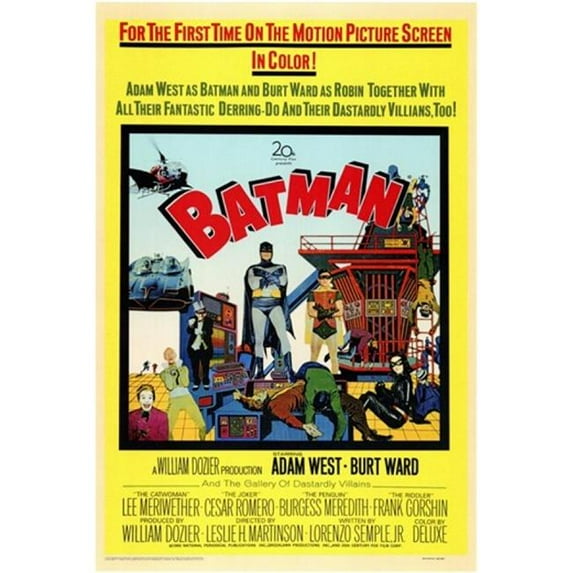 Pop Culture Graphics MOV142818 Batman Movie Poster, 11 x 17