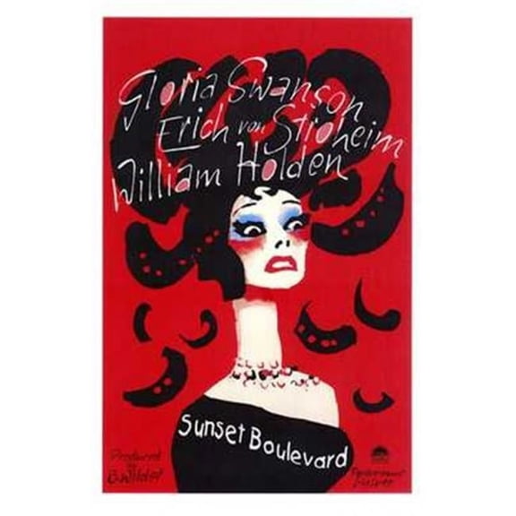 Sunset Boulevard Movie Poster (11 x 17)