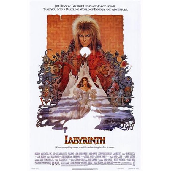 Pop Culture Graphics MOV189631 Labyrinth Movie Poster, 11 x 17