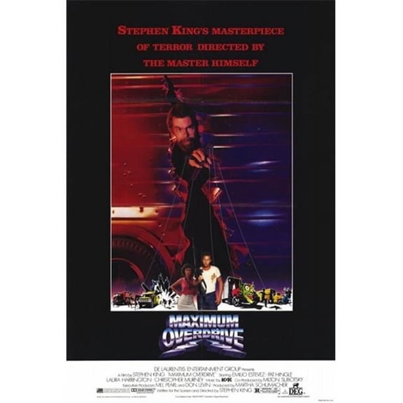 Pop Culture Graphics MOV193592 Maximum Overdrive Movie Poster, 11 x 17