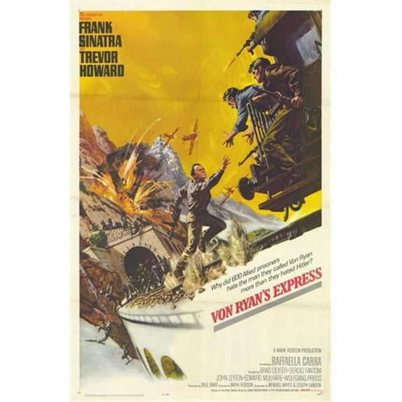 Pop Culture Graphics MOV196854 Von Ryans Express Movie Poster, 11 x 17