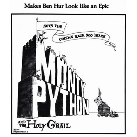 Pop Culture Graphics MOV201887 Monty Python & The Holy Grail Movie Poster, 11 x 17