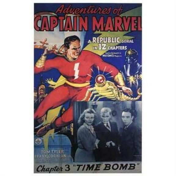 Pop Culture Graphics MOV202754 Adventures of Captain Marvel - Style D Movie Poster, 11 x 17