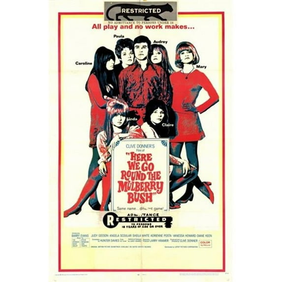 Pop Culture Graphics MOV209171 Here We Go Round the Mulberry Bush Movie Poster, 11 x 17