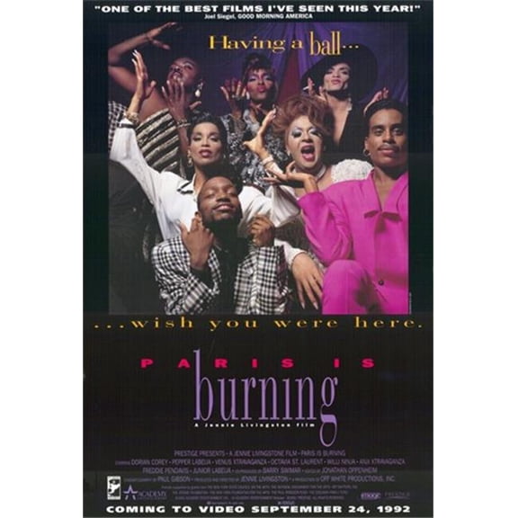Pop Culture Graphics MOV211867 Paris is Burning Movie Poster, 11 x 17