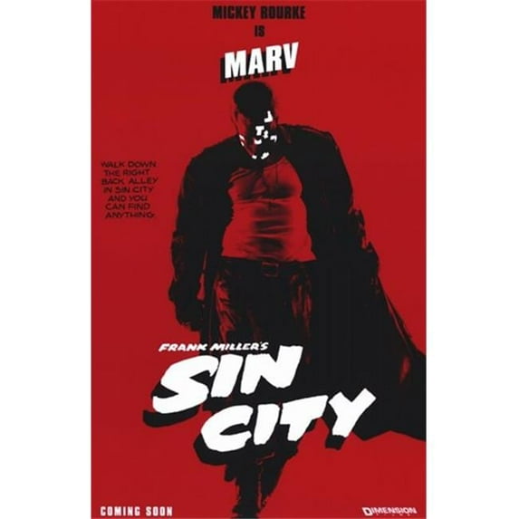Pop Culture Graphics MOV221909 Sin City Movie Poster, 11 x 17