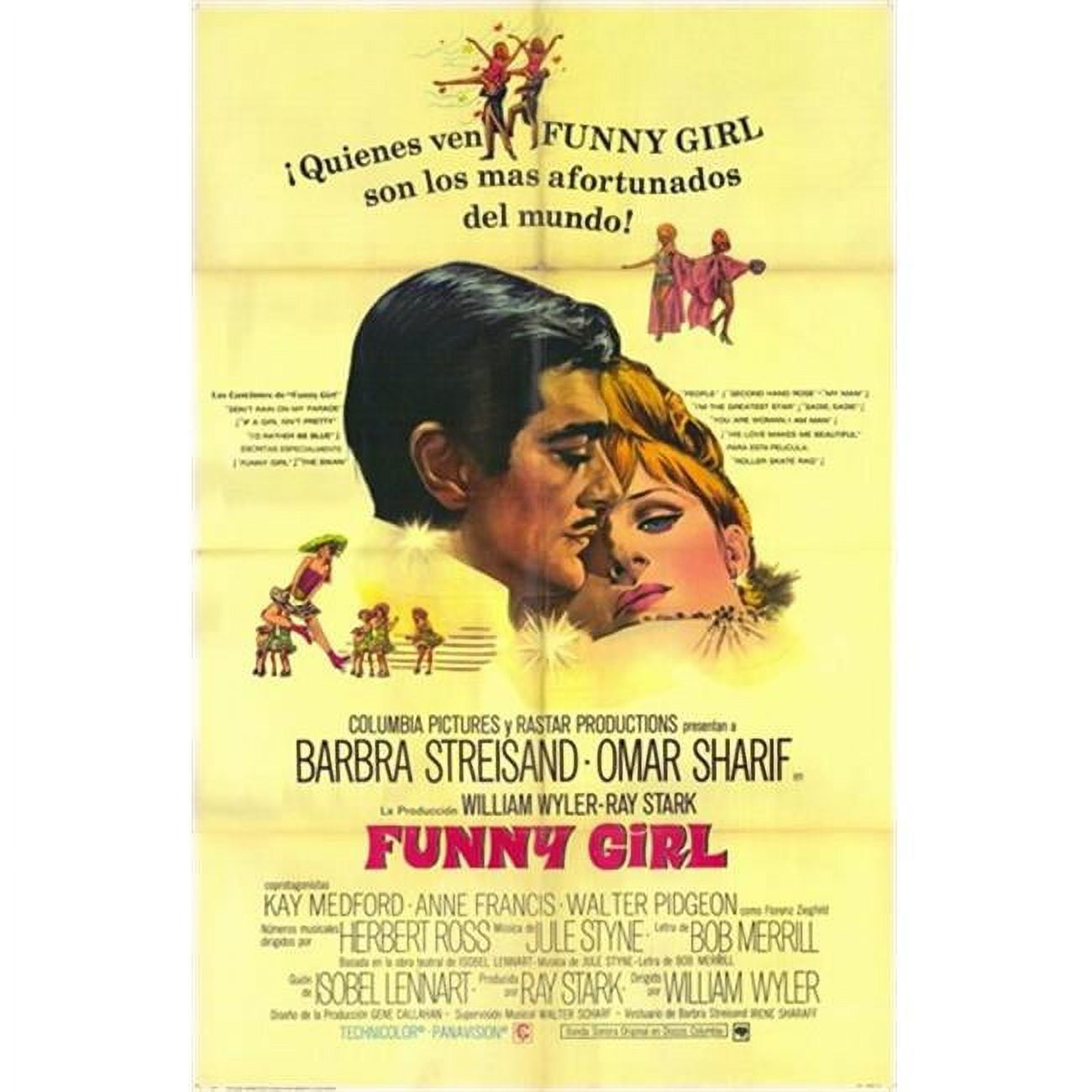 Pop Culture Graphics MOV228529 Funny Girl Movie Poster, 11 x 17
