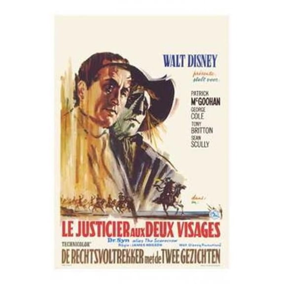 Pop Culture Graphics MOV235590 Dr Syn Alias The Scarecrow Movie Poster, 11 x 17