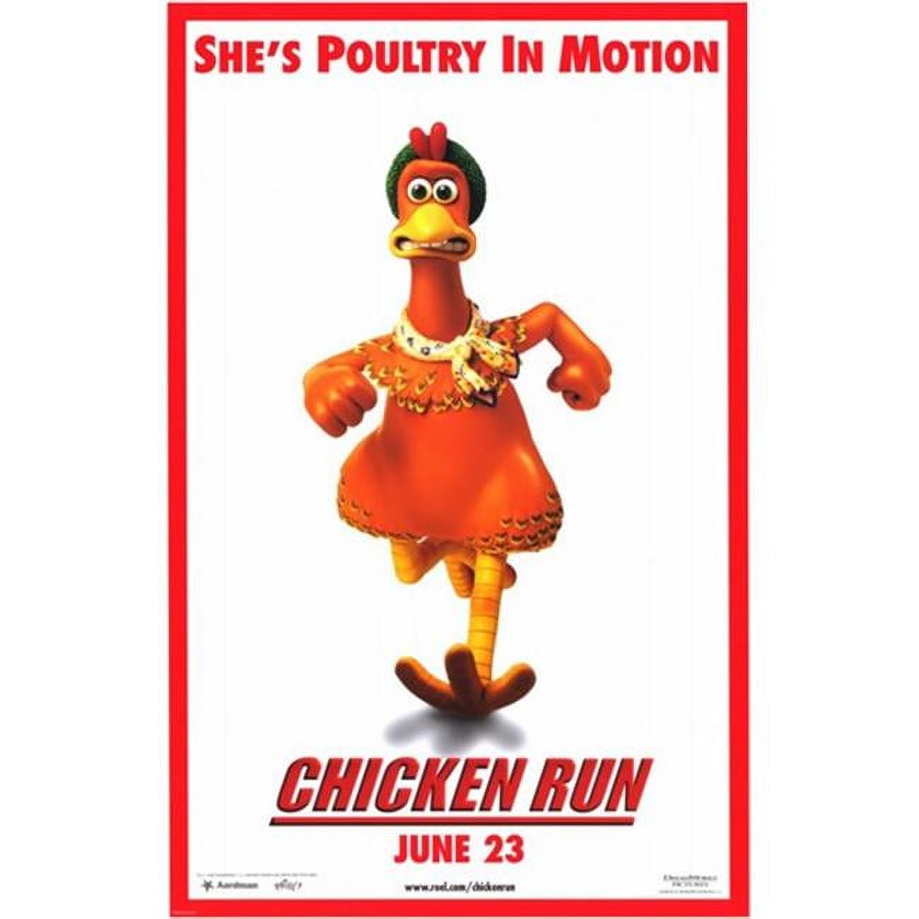Pop Culture Graphics MOV237869 Chicken Run Movie Poster, 11 x 17