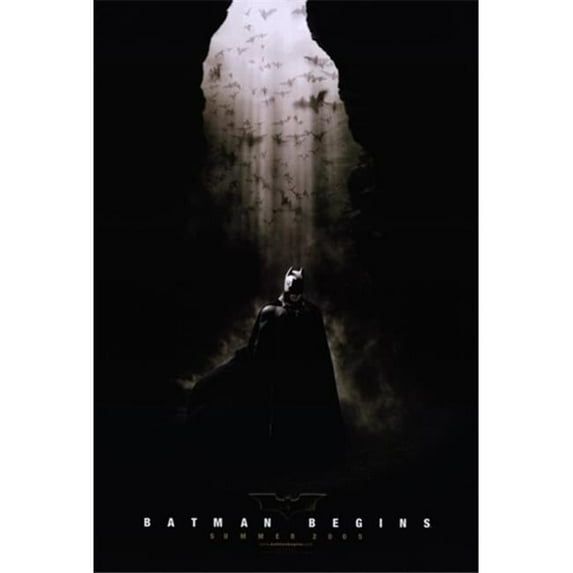 Pop Culture Graphics MOV249376 Batman Begins Movie Poster, 11 x 17