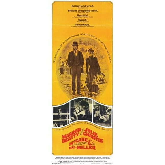 Pop Culture Graphics MOV254718 McCabe & Mrs. Miller Movie Poster, 11 x 17