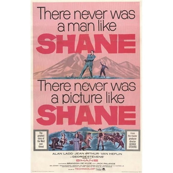 Pop Culture Graphics MOV254963 Shane Movie Poster, 11 x 17