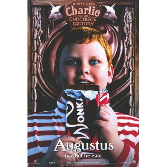 Pop Culture Graphics MOV275344 Charlie & The Chocolate Factory Movie Poster, 11 x 17