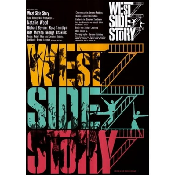 Pop Culture Graphics MOV294613 West Side Story Movie Poster, 11 x 17