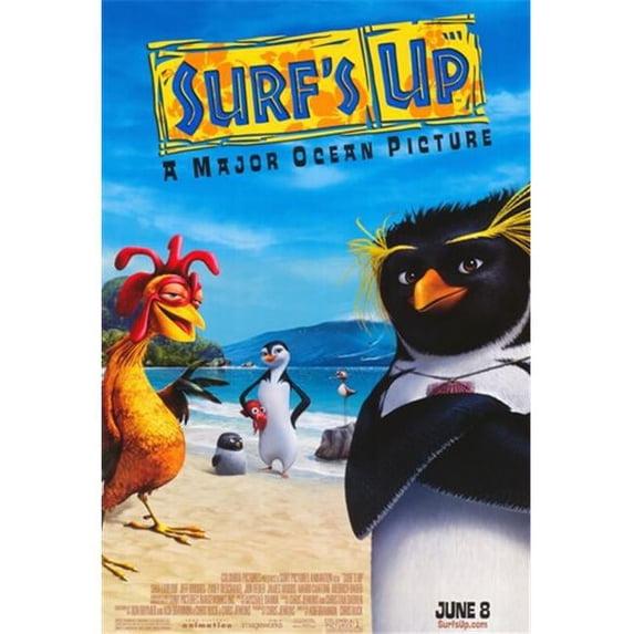 Pop Culture Graphics MOV401318 Surfs Up Movie Poster, 11 x 17