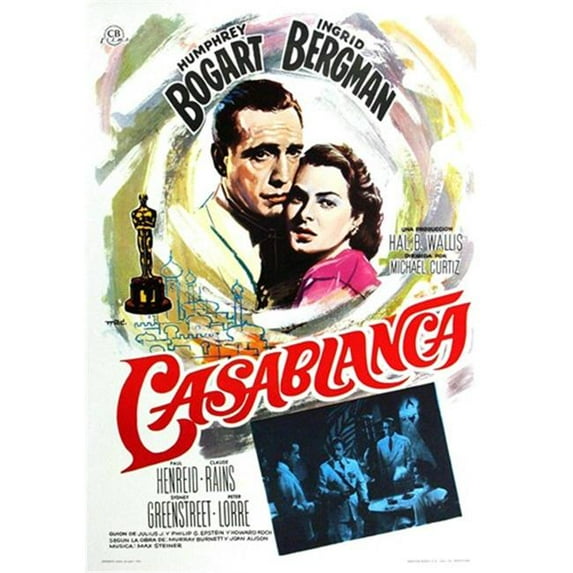 Pop Culture Graphics MOV417272 Casablanca Movie Poster, 11 x 17